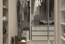 Transform Your Closet into a Luxury Retreat with Custom Lighting – Say Goodbye to Dull, Shadowy Spaces! Luxury custom closet with elegant LED lighting, designed for ambiance and functionality.